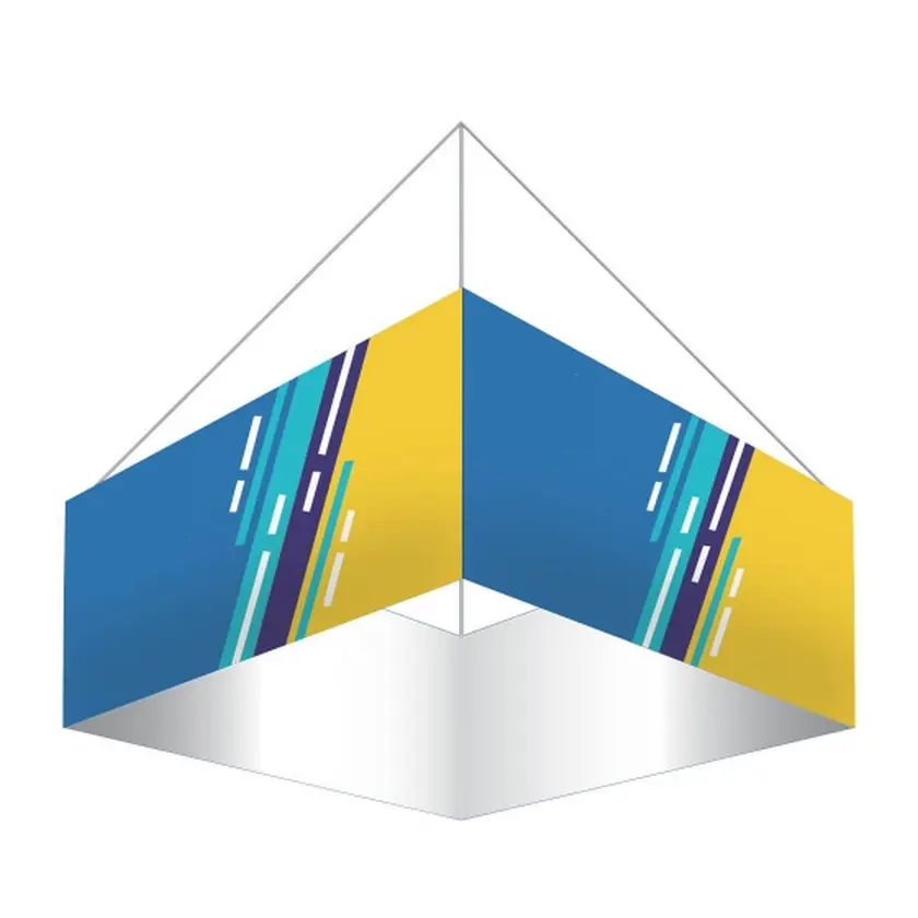 Висящ банер за квадратен таван